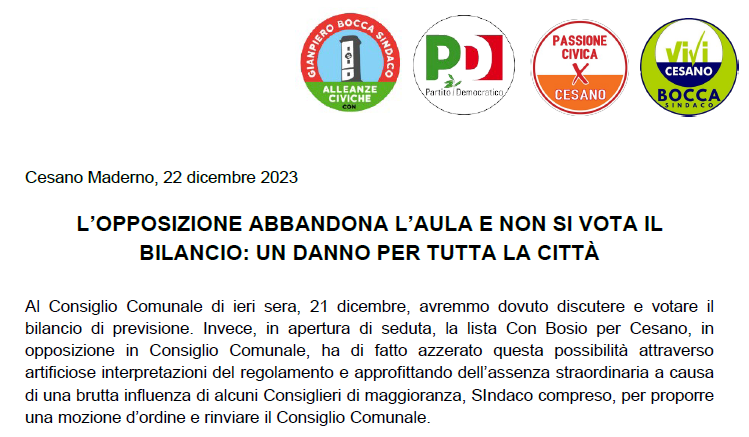 Clicca per scaricare il comunicato stampa